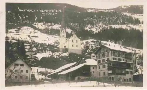 AK / Ansichtskarte oetz Oetz Tirol AT Gasthaus Alpenverein