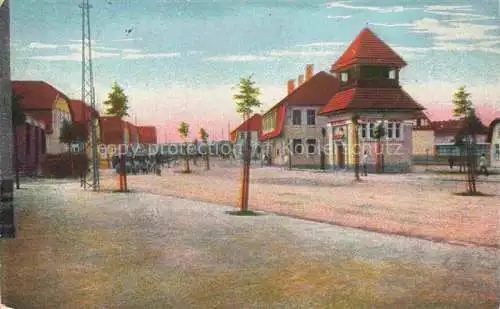 AK / Ansichtskarte Ohrdruf Truppenuebungsplatz Kaiserstrasse Feldpost