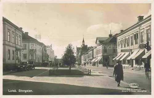AK / Ansichtskarte Lulea Norrbottens Lan Sweden Storgatan