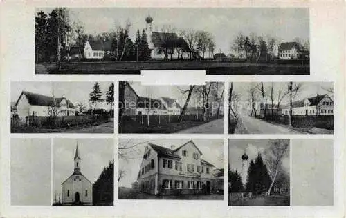 AK / Ansichtskarte Ludwigsmoos Neuburg-Schrobenhausen Bayern Teilansichten Kirche