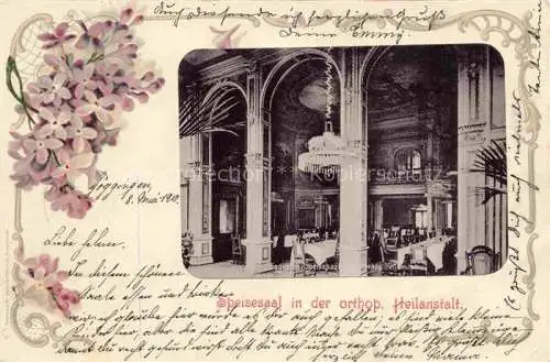 AK / Ansichtskarte Goeggingen AUGSBURG Bayern Speisesaal in der orthopaedischen Heilanstalt