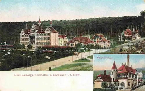 AK / Ansichtskarte Sandbach  Odenwald Breuberg Hessen Ernst-Ludwigs-Heilstaette Maschinenhaus Feldpost