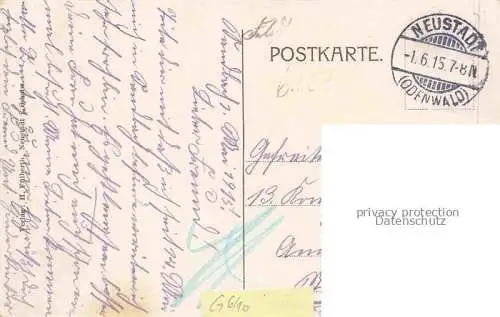 AK / Ansichtskarte Sandbach  Odenwald Breuberg Hessen Ernst-Ludwigs-Heilstaette Maschinenhaus Feldpost