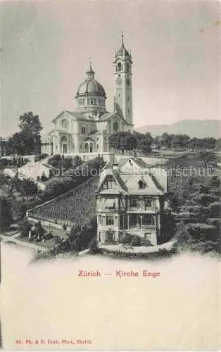 AK / Ansichtskarte ZueRICH  ZH Kirche Enge