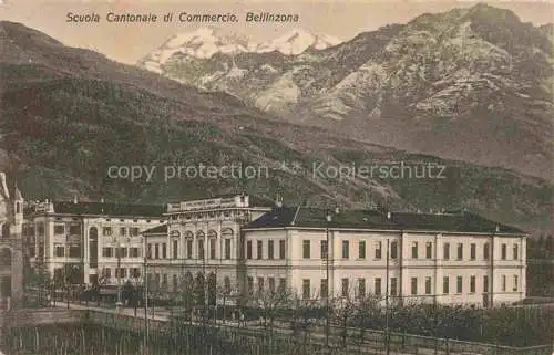 AK / Ansichtskarte BELLINZONA TI Scuola Cantonale di Commercio