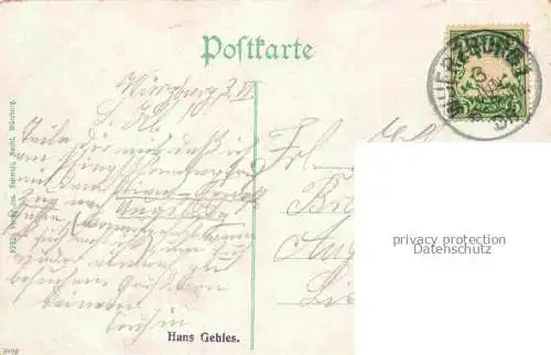 AK / Ansichtskarte WueRZBURG Bayern Kaeppele Litho