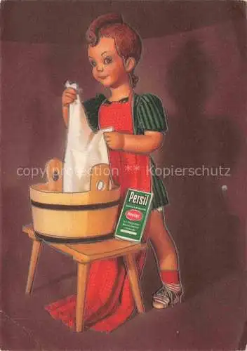 AK / Ansichtskarte Waescherei Lavandaie Persil Werbung