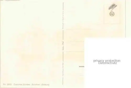 AK / Ansichtskarte RIGGENBACH M. Kuenstlerkarte Nr. 2572 Costumes Suisses Solothurn 