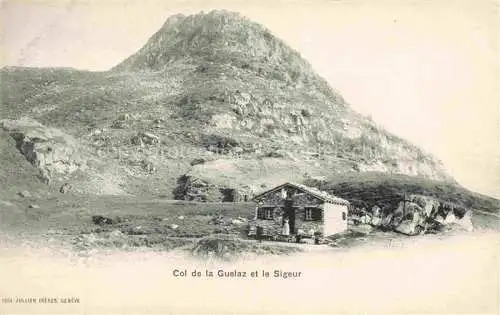 AK / Ansichtskarte La Guelaz La Gueulaz 1965m Finhaut Finshauts VS Alm Col de la Guelaz et le Sigeur