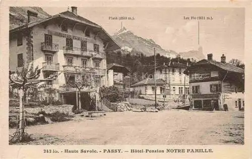 AK / Ansichtskarte Passy Bonneville 74 Haute-Savoie Hôtel Pension Notre Famille