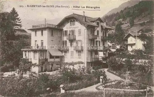 AK / Ansichtskarte St-Gervais-les-Bains 74 Haute-Savoie Hôtel la Bérangère