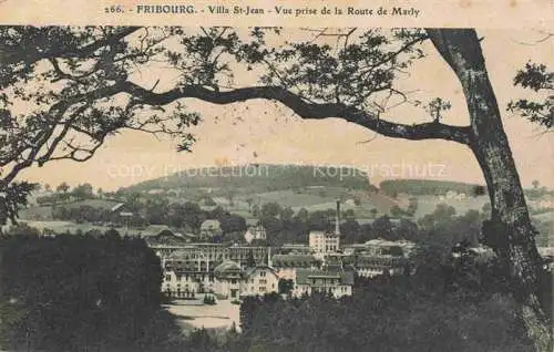 AK / Ansichtskarte FRIBOURG  FR Villa Saint Jean vue prise de la Route de Marly
