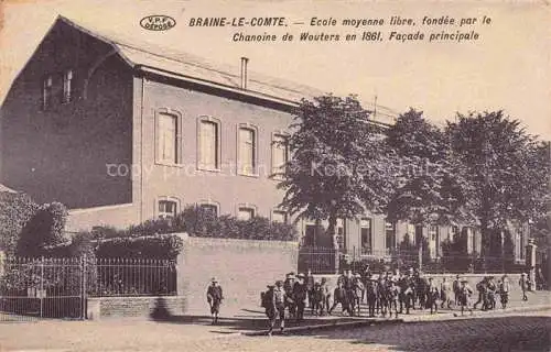 AK / Ansichtskarte Braine-le-Comte Belgie Ecole moyenne libre
