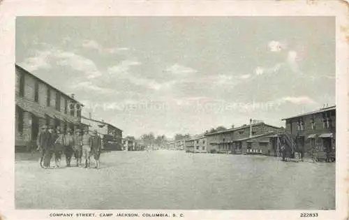 AK / Ansichtskarte Columbia South Carolina USA Company Street Camp Jackson