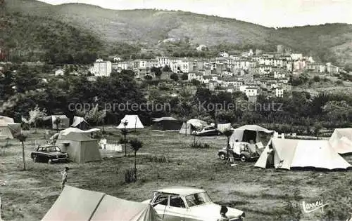 AK / Ansichtskarte Amelie-les-Bains-Palalda 66 Pyrenees-Orientales Perle des Pyrénées Terrain de camping face à Palalda