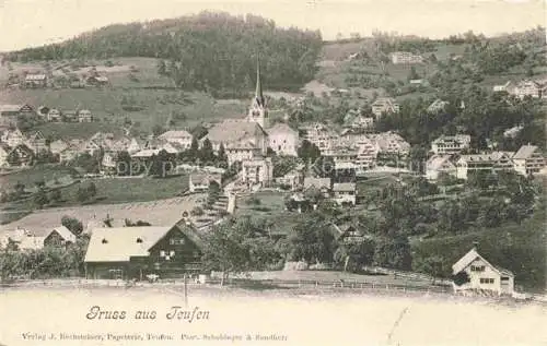 AK / Ansichtskarte Teufen Appenzell AR Ortsansicht mit Kirche