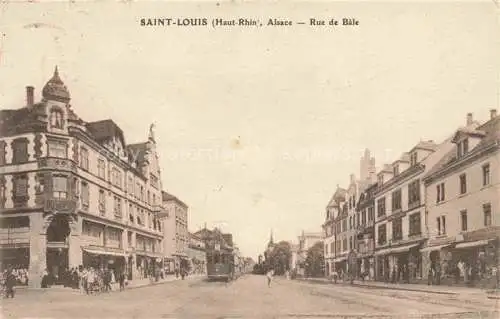 AK / Ansichtskarte Saint-Louis  Alsace 68 St Ludwig Elsass Rue de Bâle