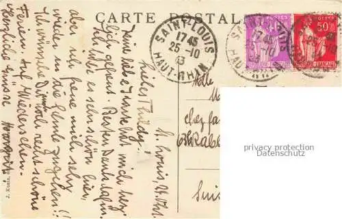 AK / Ansichtskarte Saint-Louis  Alsace 68 St Ludwig Elsass Rue de Bâle
