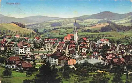AK / Ansichtskarte Degersheim  Toggenburg SG Panorama Ansicht mit Kirche