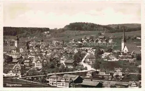 AK / Ansichtskarte Degersheim  Toggenburg SG Panorama Ansicht mit Kirchen