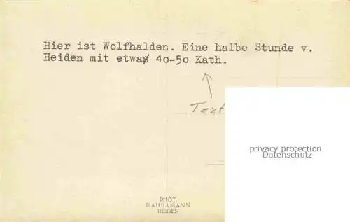 AK / Ansichtskarte Wolfhalden Vorderland Appenzell AR Panorama