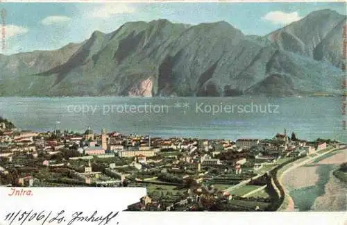 AK / Ansichtskarte Intra Verbania Lago Maggiore Verbano-Cusio-Ossola Piemonte IT Panorama Blick ueber den See