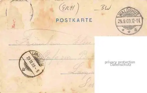 AK / Ansichtskarte Scheer Sigmaringen BW Ansicht mit Kirche Papierfabrik
