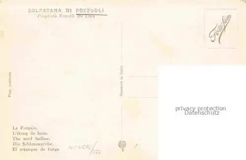 AK / Ansichtskarte NAPOLI Neapel Naples IT Solfatara di Pozzuoli la fangaia Schlammgrube