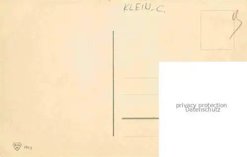 AK / Ansichtskarte Klein Catharina Kuenstlerlitho Kirchen Rot