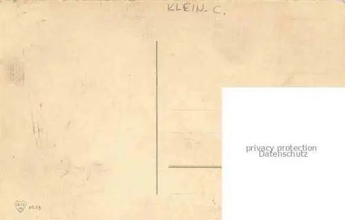 AK / Ansichtskarte Klein Catharina Kuenstlerlitho Apfel