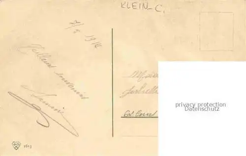 AK / Ansichtskarte Klein Catharina Kuenstlerlitho Pflaumen