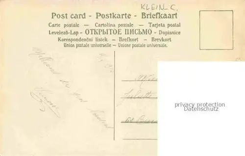 AK / Ansichtskarte Klein Catharina Kuenstlerlitho Blumen