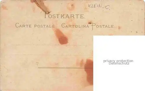 AK / Ansichtskarte Klein Catharina Kuenstlerlitho Rosen Rosa 