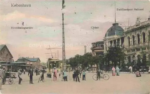 AK / Ansichtskarte STRAssENBAHN Tramway-- Kobenhaven 