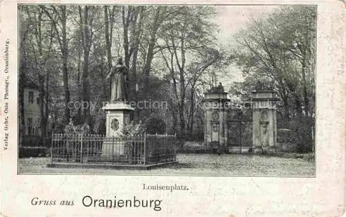 AK / Ansichtskarte Oranienburg Luisenplatz