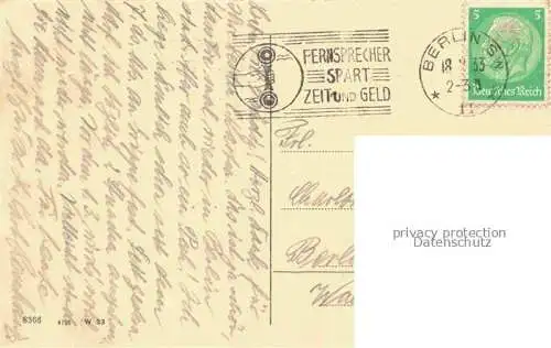 AK / Ansichtskarte Neustrelitz Rathaus mit Grossherzog Georg Denkmal