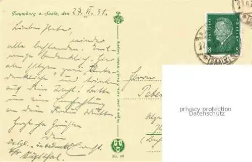 AK / Ansichtskarte Naumburg  Saale Oberlandesgericht