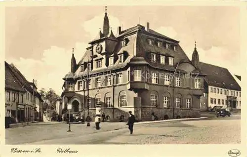 AK / Ansichtskarte Nossen Meissen Sachsen Rathaus