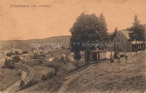 AK / Ansichtskarte Neuhausen DRESDEN Elbe Panorama