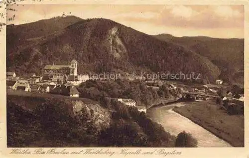 AK / Ansichtskarte Wartha Breslau Niederschlesien PL mit Warthaberg Kapelle und Bergsturz