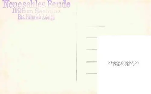 AK / Ansichtskarte Neue-Schlesische-Baude Schronisko-Na Hali-Szrenickiej PL Ansicht
