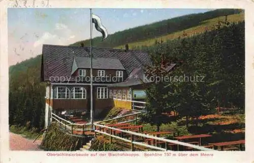 AK / Ansichtskarte Oberschlesierbaude Wildgrund Arnoldsdorf Oberschlesien Jarnoltowek PL auf der Bischofskoppe