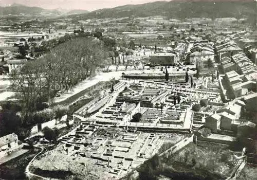 AK / Ansichtskarte Vaison-la-Romaine Carpentras 84 Vaucluse Vue generale aerienne de la Maison du Buste d'Argent et la Maison du Dauphin