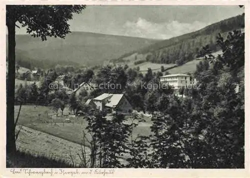 AK / Ansichtskarte Bad Schwarzbach Flinsberg Isergebirge Swieradow Zdroj Bad PL Kurhaus