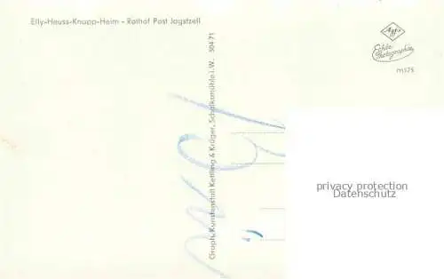 AK / Ansichtskarte Rothof Jagstzell BW Elly Heuss Knapp Heim