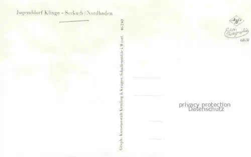 AK / Ansichtskarte Seckach Neckar-Odenwald-Kreis BW Jugenddorf Klinge Bauernhaus