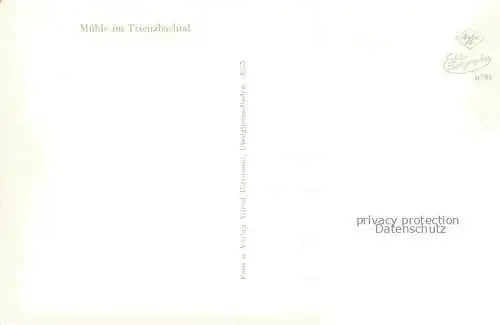 AK / Ansichtskarte Trienzbachtal Trienz Fahrenbach Neckar-Odenwald-Kreis BW Muehle