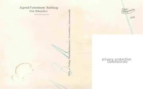 AK / Ansichtskarte Ottenhoefen Schwarzwald Jugend Ferienheim Sohlberg