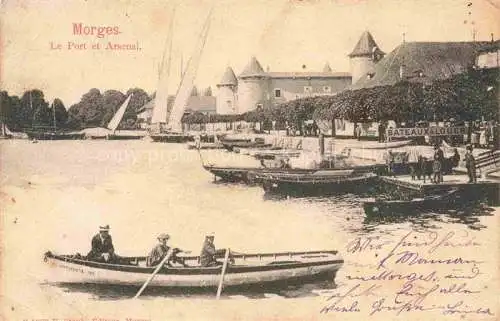 AK / Ansichtskarte MORGES VD Le Port et Arsenal