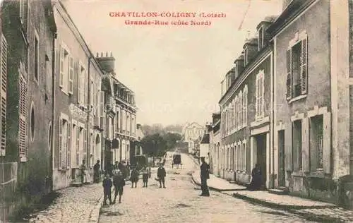 AK / Ansichtskarte Chatillon-Coligny Montargis 45 Loiret Grande Rue 